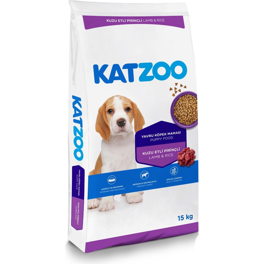 Katzoo Yavru Köpek Kuru Mama 15 Kg | Kuzu Etli Ve Pirinçli Diğer Fiyatı