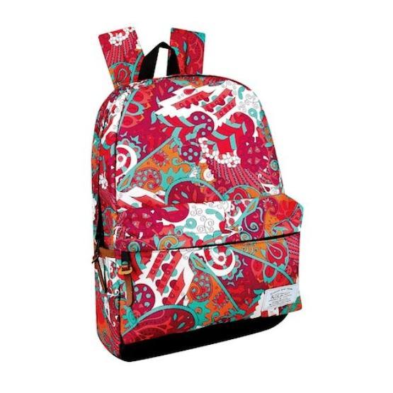 Kaukko 45002 Flowers Paris Kadın Sırt Çantası