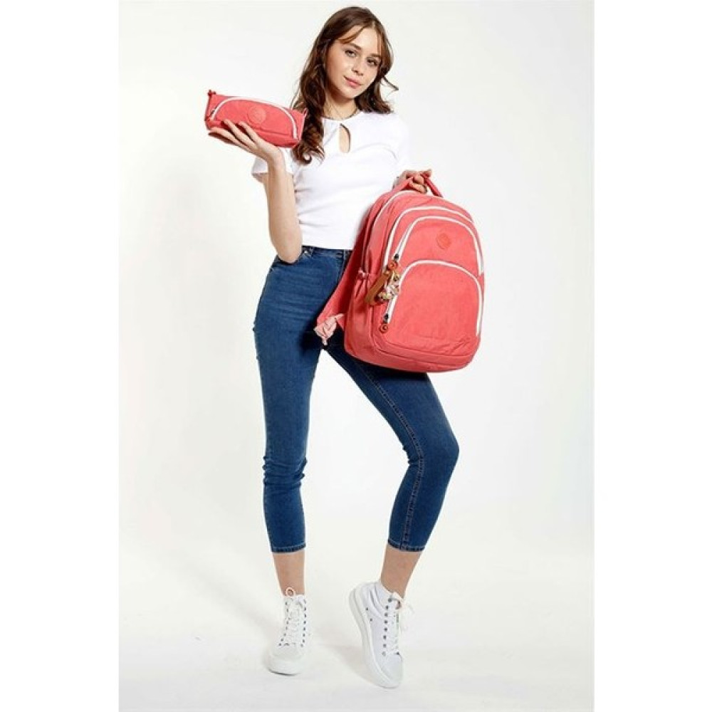 Kaukko Crazy Turuncu Sırt Çantası K1442 Okul Çantası Fiyatı