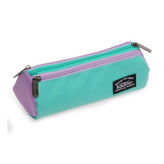 Kaukko K2133 Wichlight Turkuaz Lila Kalem Çantası