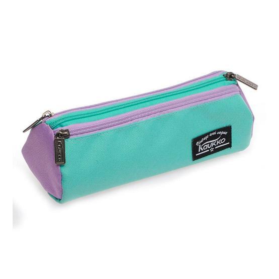 Kaukko K2133 Wichlight Turkuaz Lila Kalem Çantası