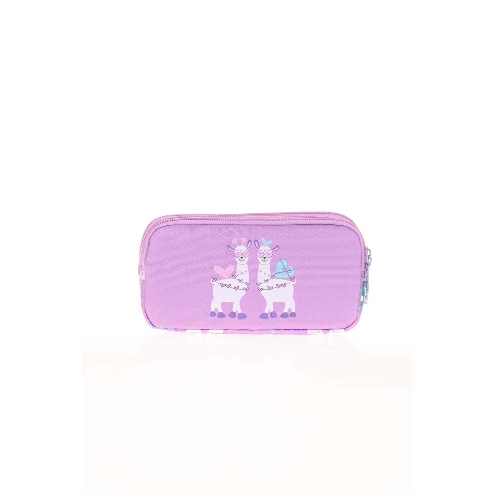 Kaukko Kids&Love 3 Bölmeli Kalem Kutusu Aynalı Taşlı Lama Kalemlik (Kalem Kutusu) Fiyatı