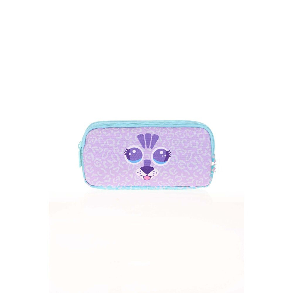 Kaukko Kids&Love 3 Bölmeli Kalem Kutusu Cute Face Tiger Kalemlik (Kalem Kutusu) Fiyatı