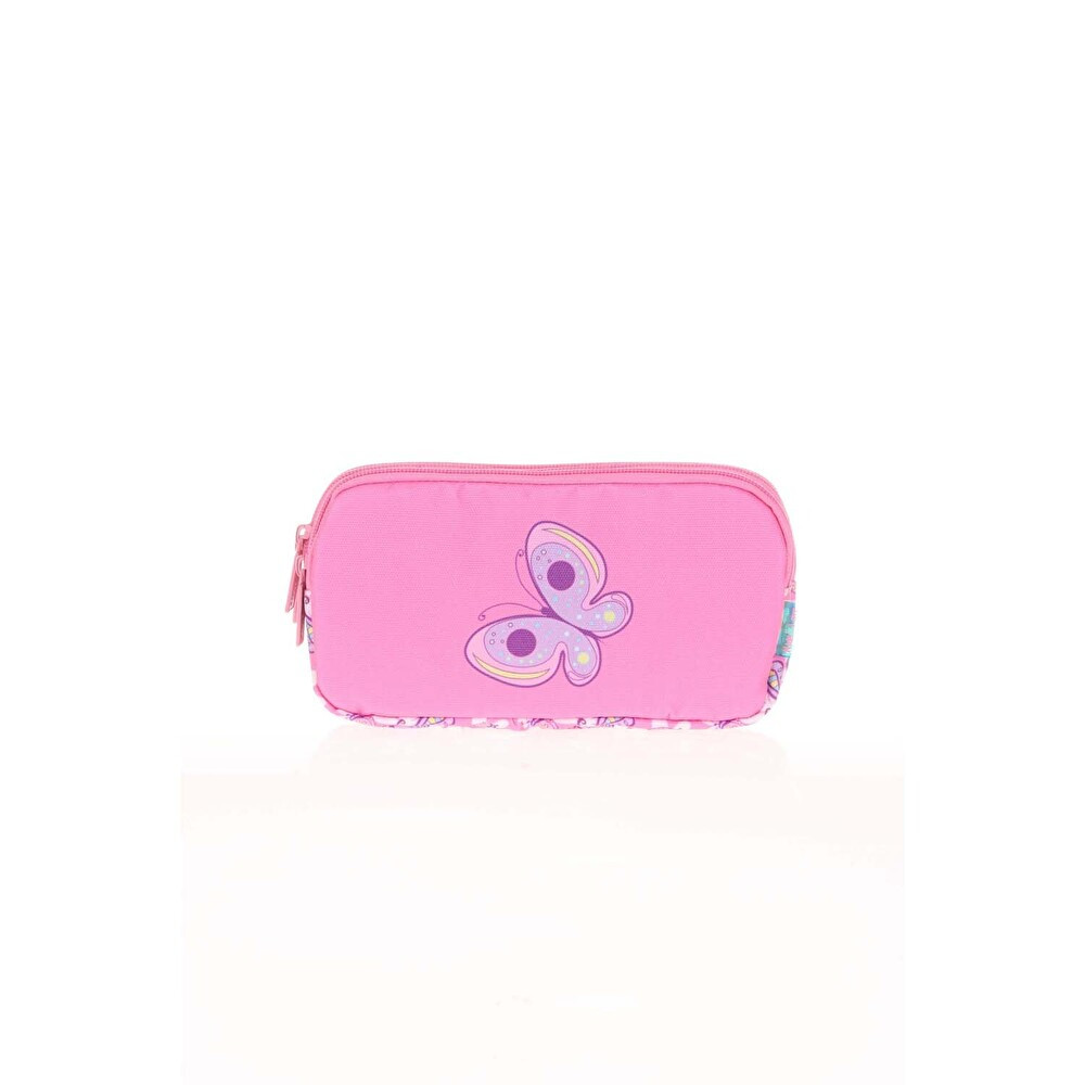 Kaukko Kids&Love 3 Bölmeli Kalem Kutusu Rubber Butterfly Kalemlik (Kalem Kutusu) Fiyatı