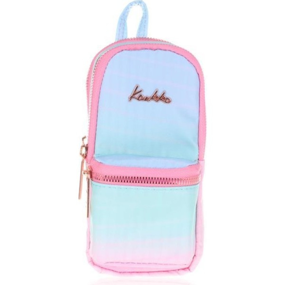 Kaukko Rainbow Junior Bag Kalem Çantası Neptün K2496 - Mavi - Açık Pembe Kalemlik (Kalem Kutusu) Fiyatı