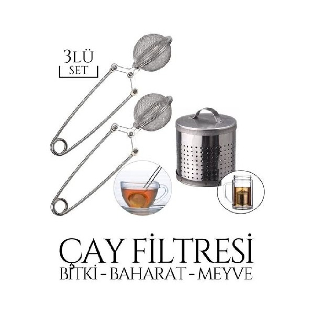Kavaklar Transformacion 3 Lü Kıskaçlı Bitki Meyve Çay Filtresi Steininger Design 718936 Çay / Çaydanlık Setleri Fiyatı