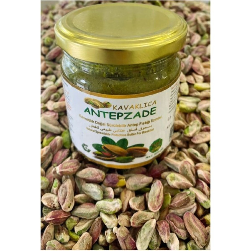 Kavaklıca Antepzade Doğal Sürülebilir Fıstık Ezmesi ( Antep Fıstığı Ezmesi ) Net 200 gr Kuruyemiş Fiyatı