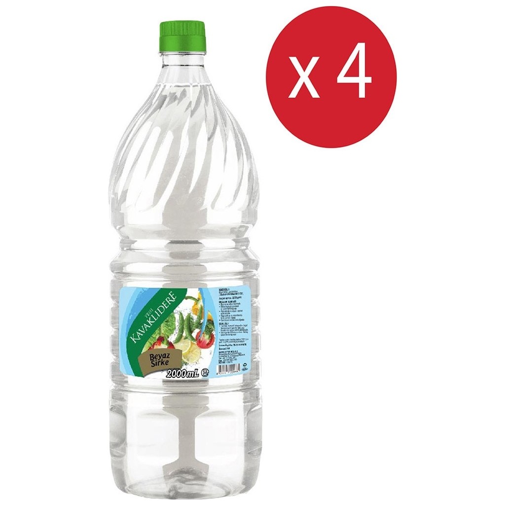 Kavaklıdere Beyaz Sirke 2 Lt. Temizlik Sirkesi x 4 Adet - 2 lt Diğer Fiyatı