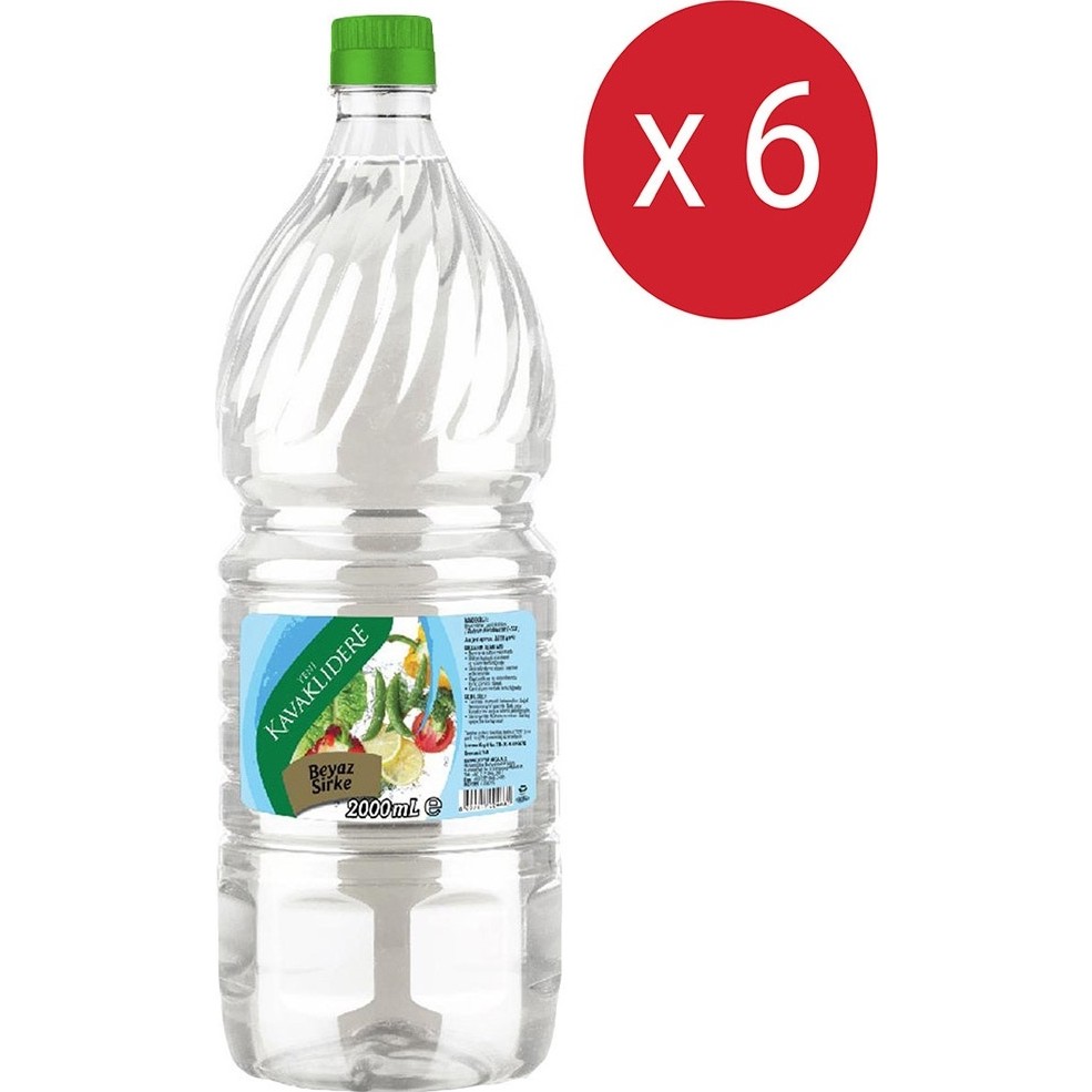 Kavaklıdere Beyaz Sirke 2 Lt. Temizlik Sirkesi x 6 Adet - 2 lt Diğer Fiyatı