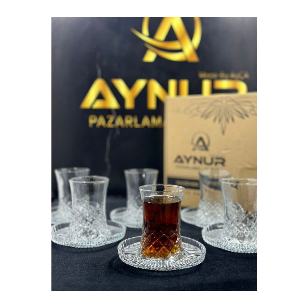 KAVEH 12 PARÇA ÇAY TAKIMI SADE TİMELESS SET Fincan / Bardak / Kahve Takımı Fiyatı
