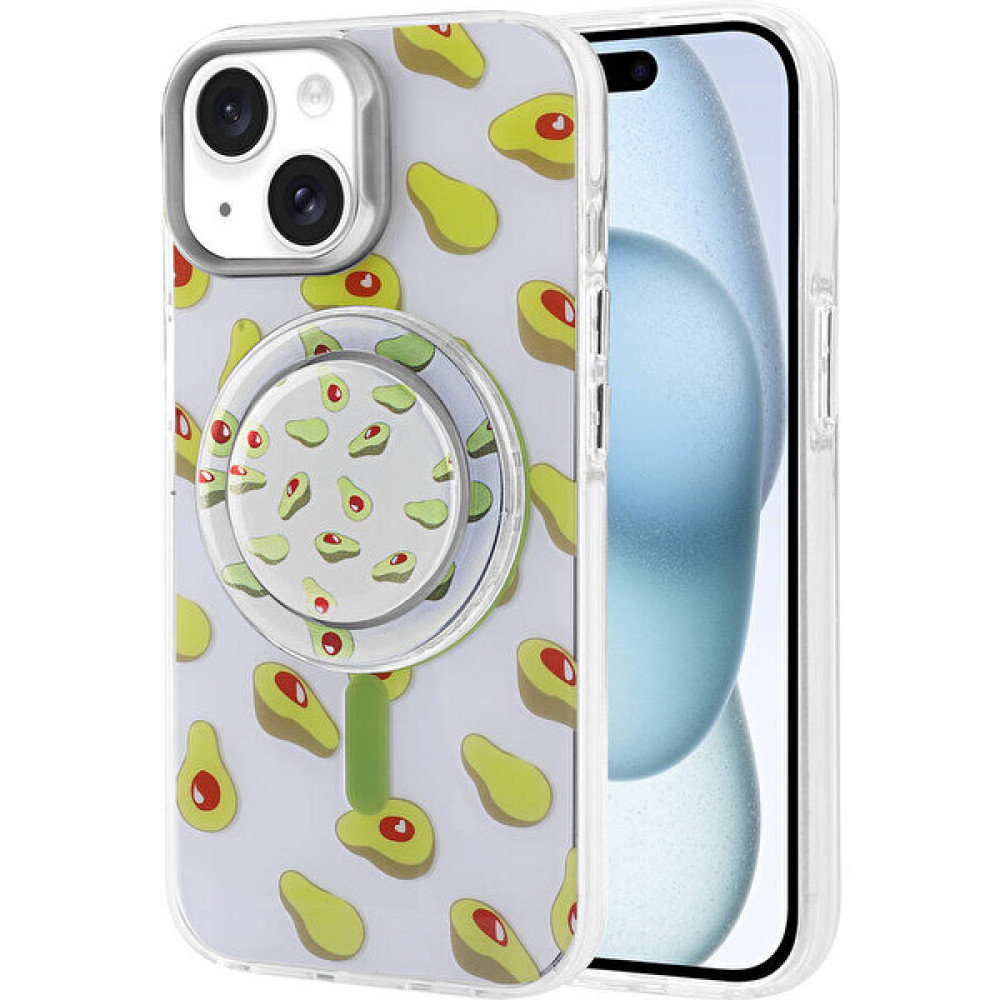 Kavim Apple iPhone 11 Kılıf Magsafe Şarj Özellikli Tak-Çıkar Pop Soketli Case Tiktok Kapak Telefon Kılıfı - Yeşil - iPhone 15 Cep Telefonu Kılıfı Fiyatı