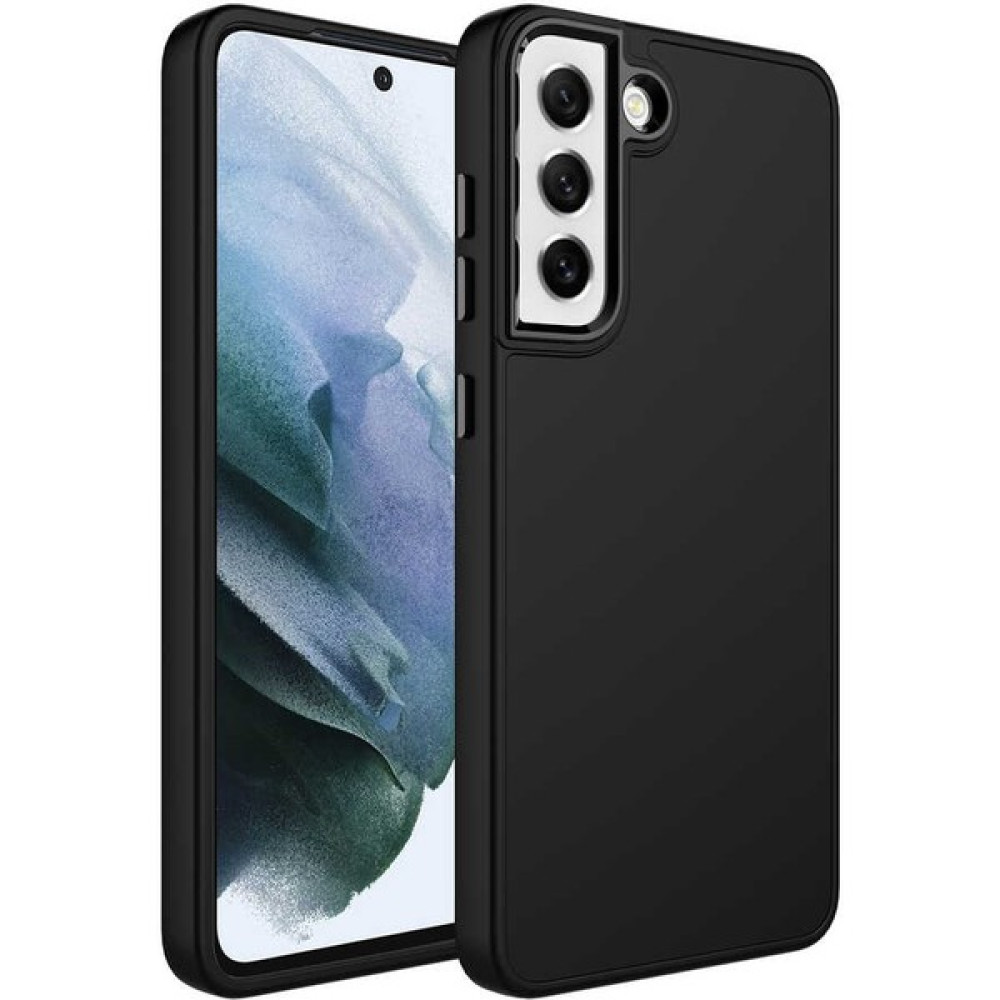 Kavim Galaxy S21 Fe Kılıf Metal Çerçeve ve Buton Tasarımlı Silikon Kavim Luna Kapak Cep Telefonu Kılıfı Fiyatı