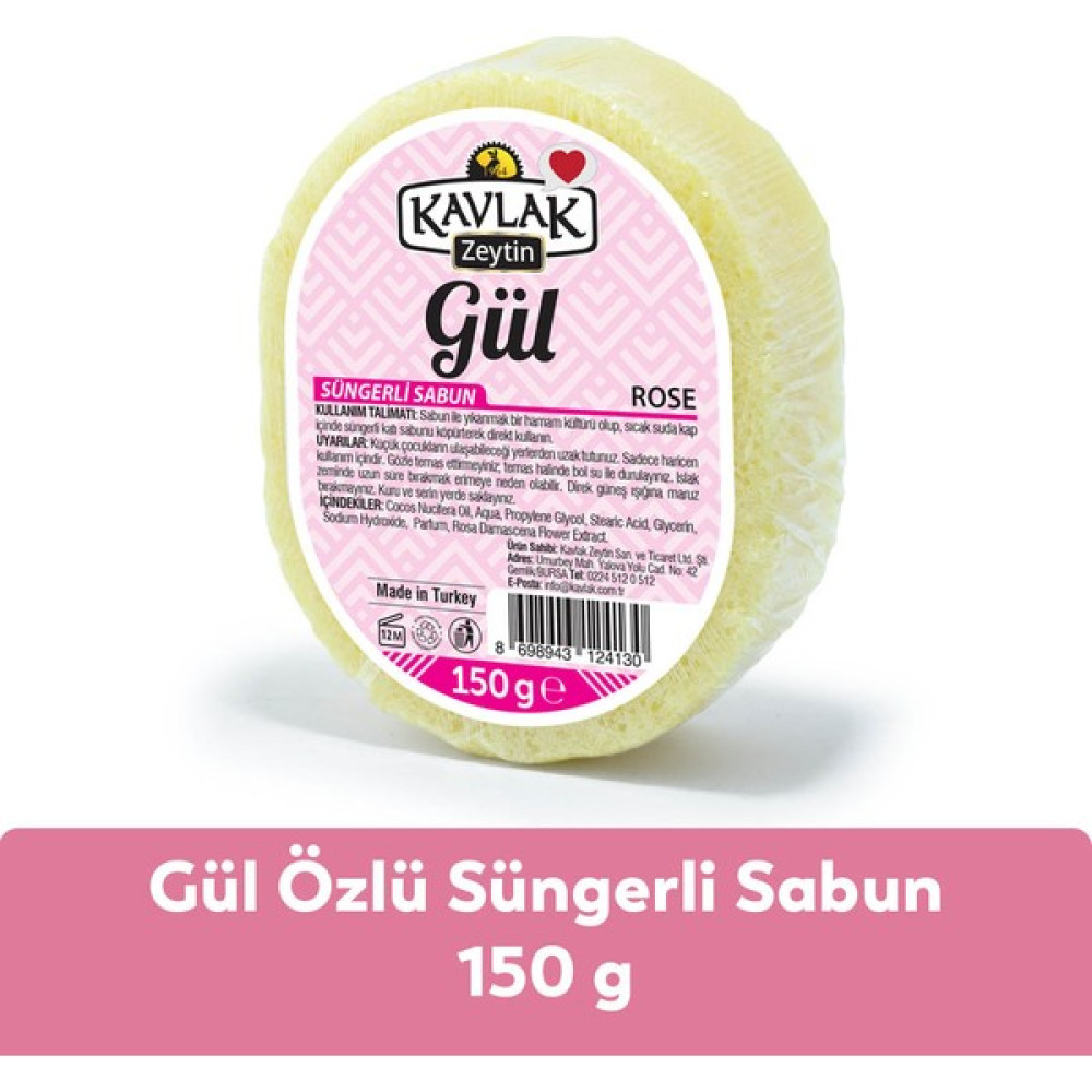 Kavlak Gül Özlü Süngerli Sabun Sabunlar Fiyatı