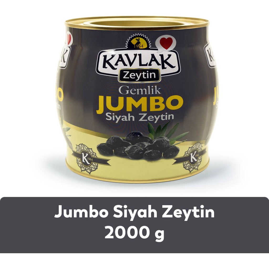 Kavlak Jumbo Gemlik Siyah Zeytin 2 kg ( Brüt ) Diğer Fiyatı