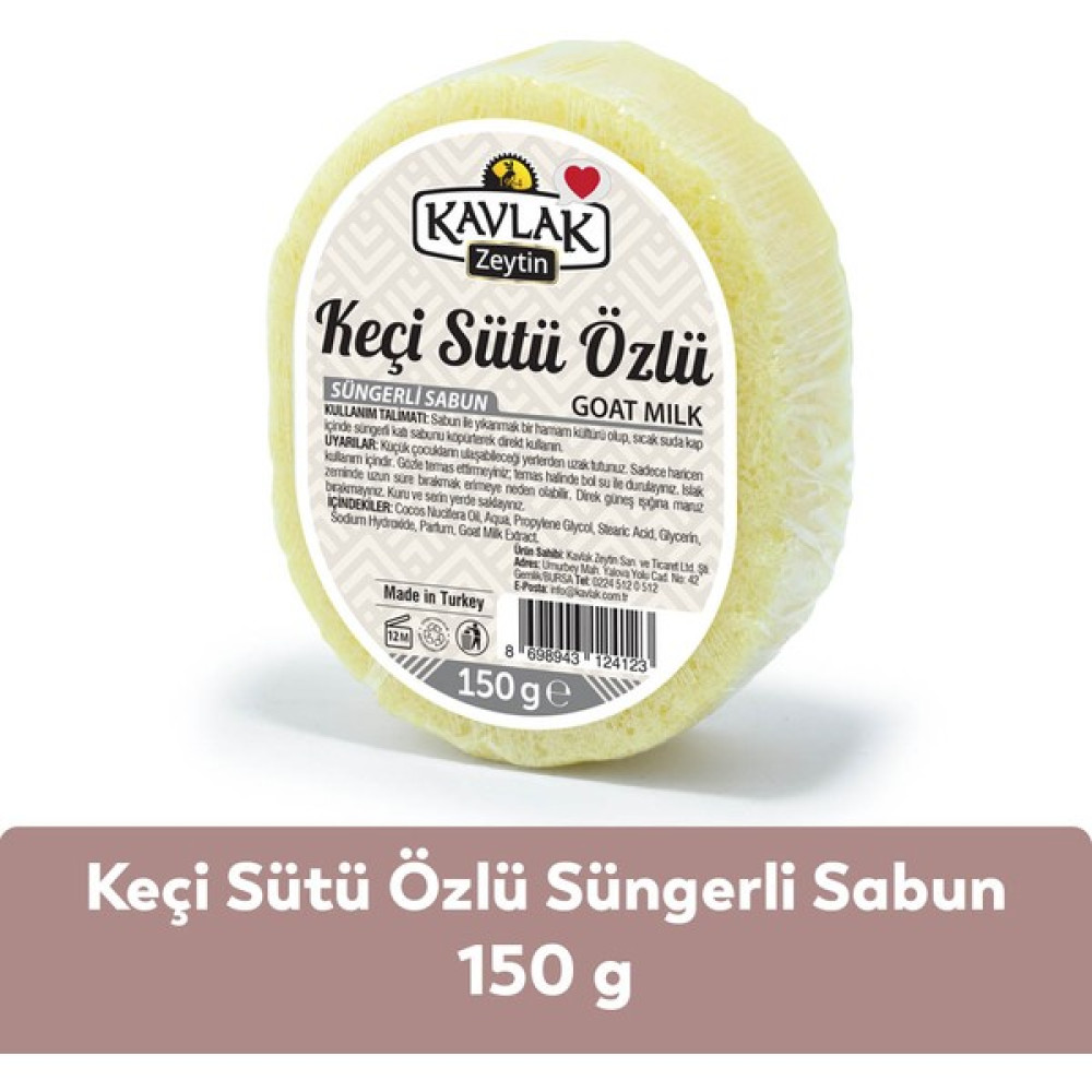 Kavlak Keçi Sütlü Özlü Süngerli Sabun Sabunlar Fiyatı