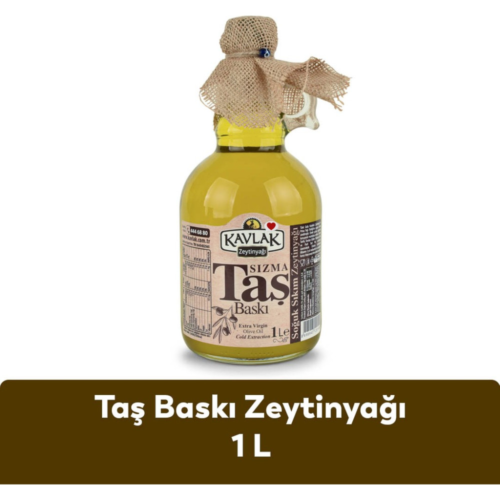 Kavlak Taş Baskı Zeytinyağı 1 Lt Gallone Cam Şişe Diğer Fiyatı