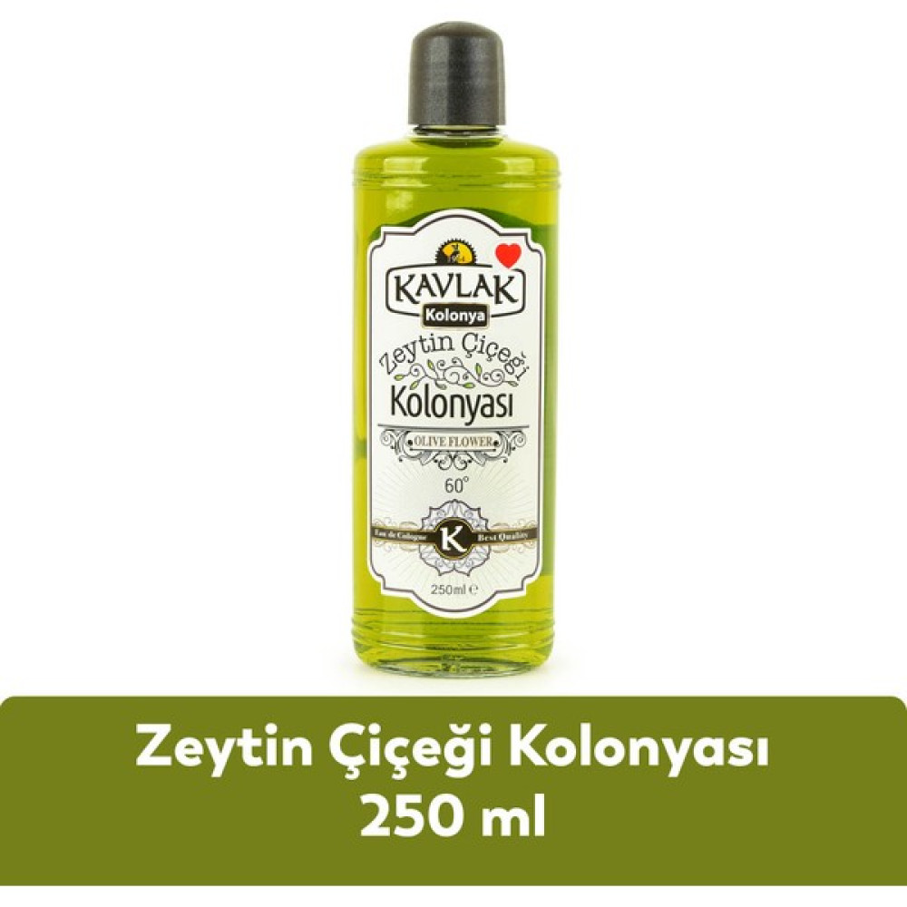 Kavlak Zeytin Çiçeği Kolonyası Cam Şişe 250 ml Kolonya & Gülsuyu Fiyatı