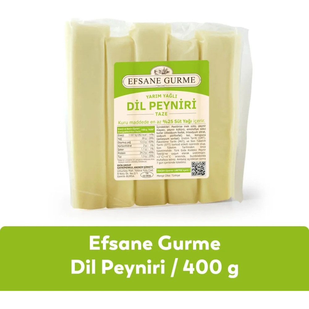 Kavlak Zeytin Efsane Gurme Dil Peyniri 400 gr Tam Yağlı Taze Peynir Türkiye Menşeli Peynir Fiyatı