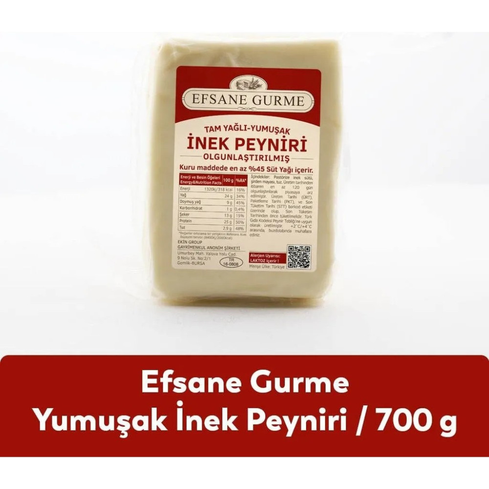 Kavlak Zeytin Efsane Gurme Tam Yağlı Yumuşak İnek Peyniri 700 gr Doğal ve Katkısız Özellik Peynir Fiyatı