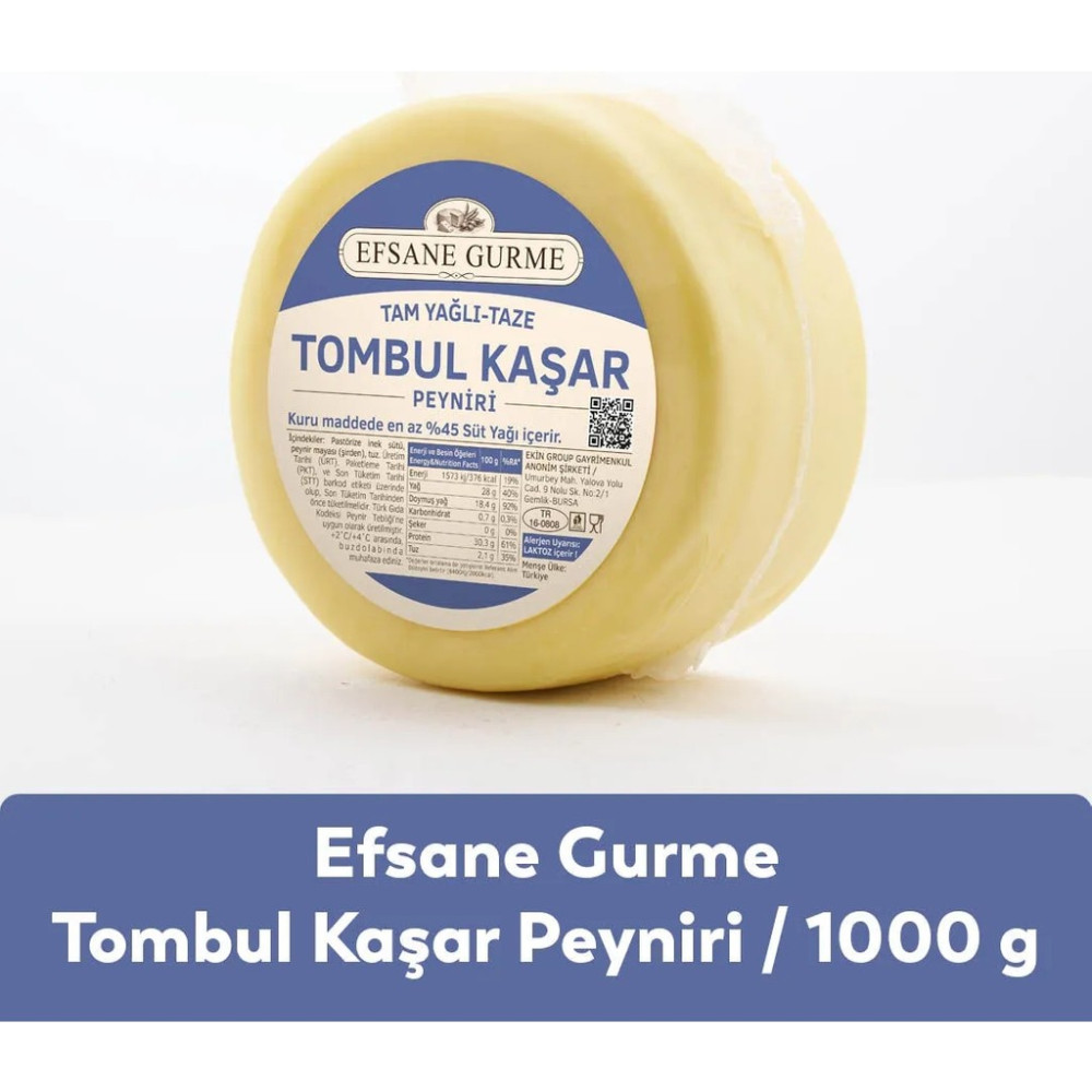 Kavlak Zeytin Efsane Gurme Taze Tombul Kaşar Peyniri - 1 kg Peynir Fiyatı