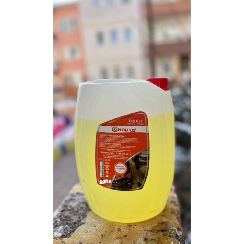Kavza Kimya Yağ Çöz 5 Lt - Sarı Temizlik Malzemeleri Fiyatı
