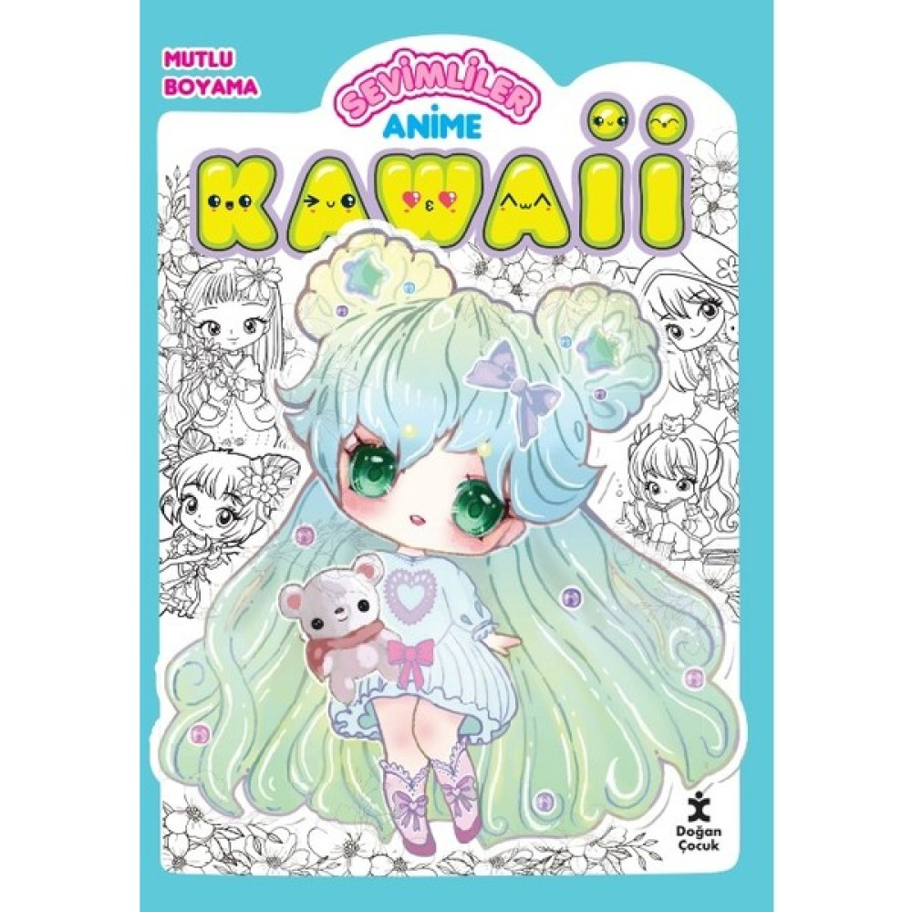 Kawaii Anime Mutlu Boyama 2 Yeşil Çocuk Öykü Fiyatı