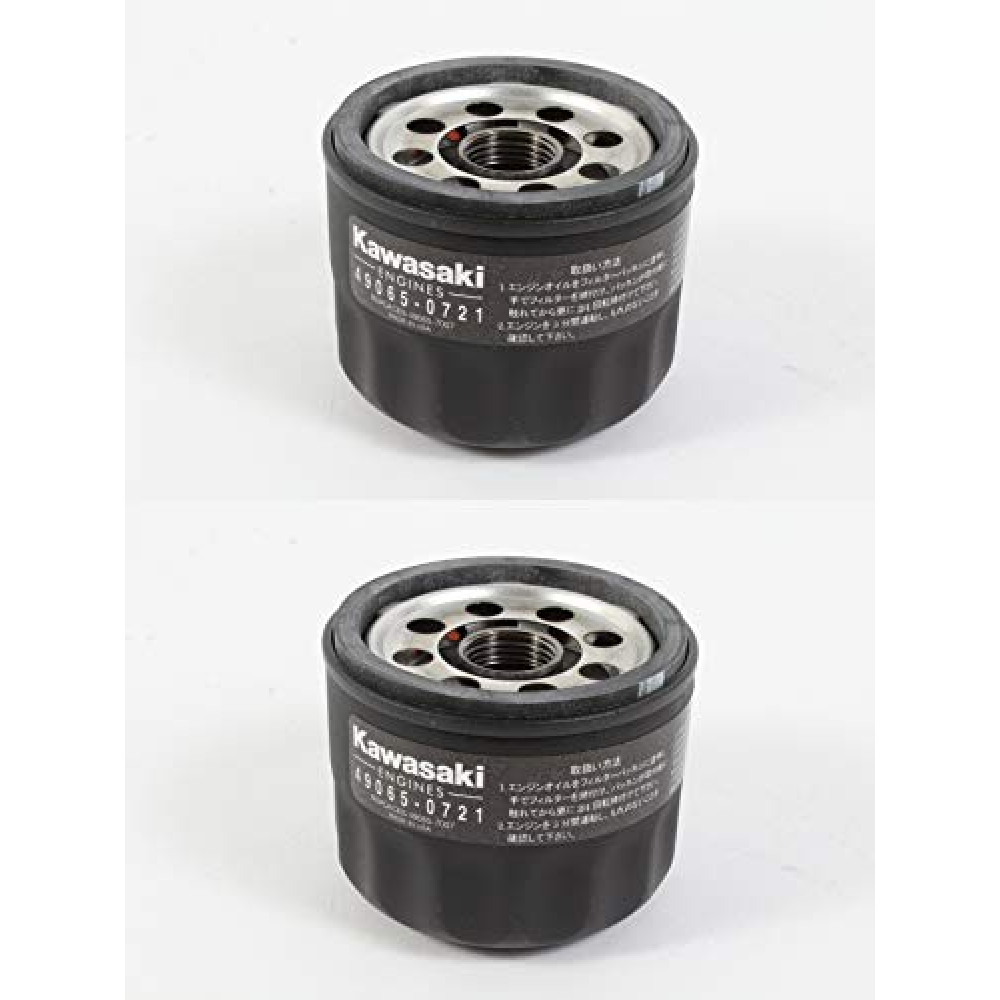 Kawasaki 49065-0721 Oil Filter Replaces 49065-7007 (2 Pack)