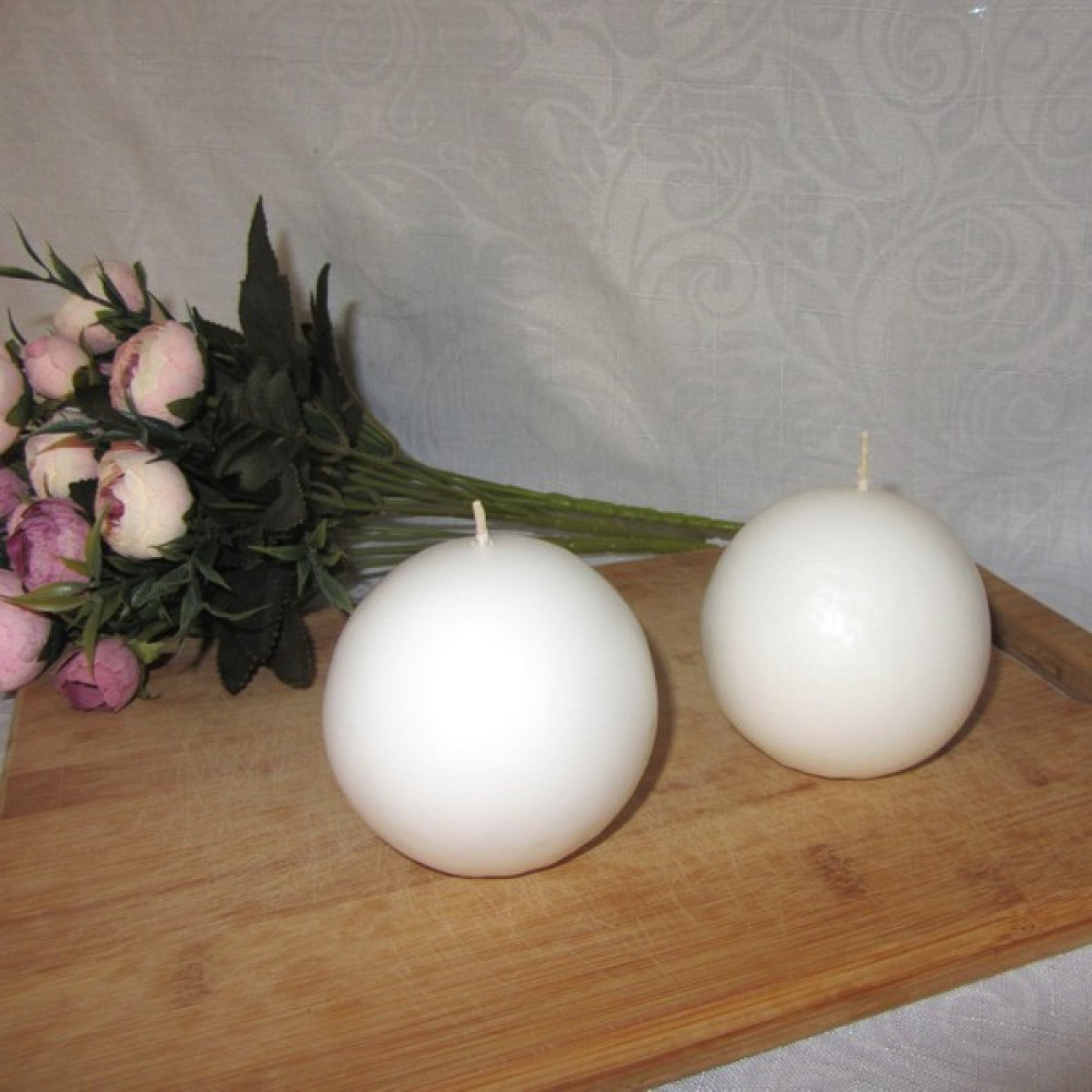 Kaya Mum 2'li Beyaz Top Mum/candle 8 cm Çap Dekoratif Mum Fiyatı