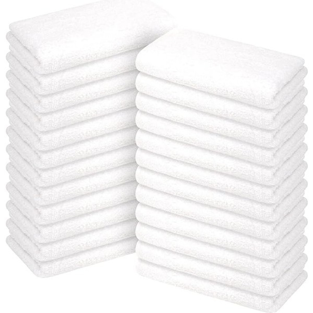 Kayabey Home 6 Adet Pamuk El Yüz Havlusu Beyaz Havlu Seti 30X50 Misafir ve Mutfak Baş Kafa Havlusu - 30 x 50 cm El / Yüz Havlusu Fiyatı