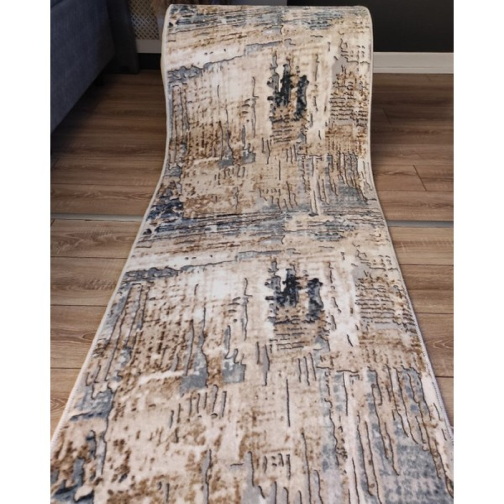 Kayahan Ev Jel Kaymaz Taban Ince Yıkanabilir Yumuşak Yüzey Kesme Halı Yolluk Sandrogri - 80 x 125 cm - Gri Yolluk Fiyatı
