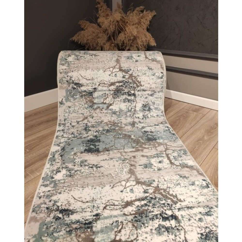 Kayahan Ev Jel Kaymaz Taban Yıkanabilir Yumuşak Yüzey Kesme Halı Yolluk Etna Mavi - 120 x 200 cm - Renkli Yolluk Fiyatı