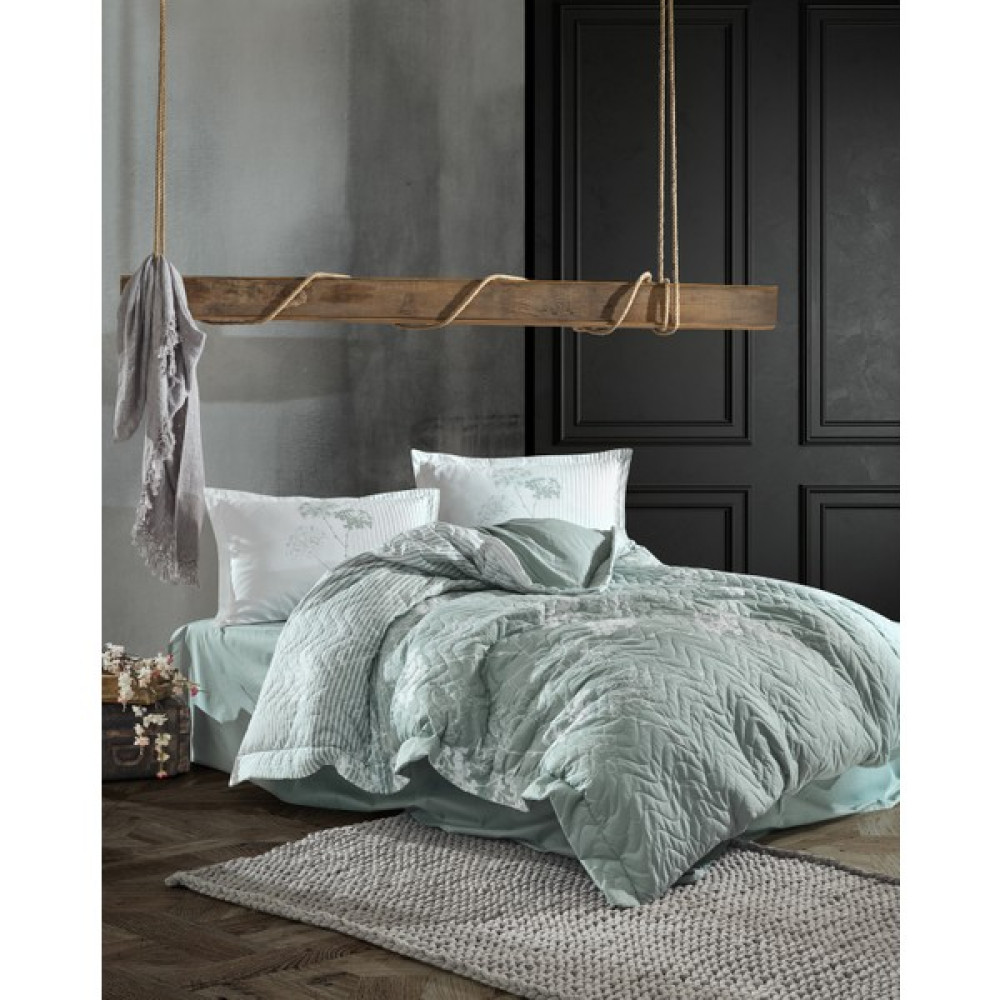 Kayahan Ev Ranforce Dört Mevsim Set Çift Kişilik Luvi V1 Mint - 220 x 230 cm Nevresim Takımı Fiyatı