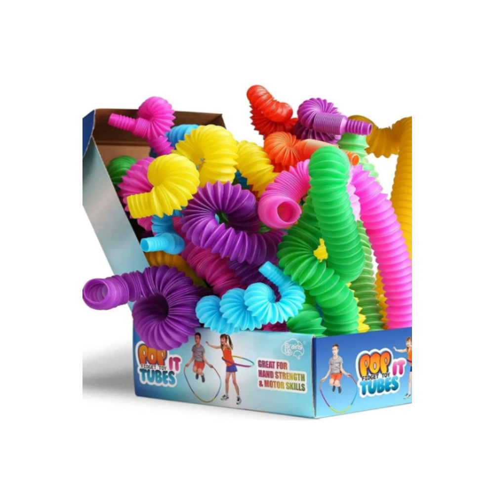 KAYAX Pop Tubes - Esnek Boru - 5li Set Eğitici Oyuncak Fiyatı