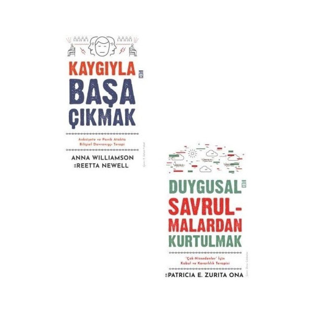Kaygıyla Başa Çıkmak + Duygusal Savrulmalardan Kurtulmak 2 Kitap Psikoloji Kitapları Fiyatı