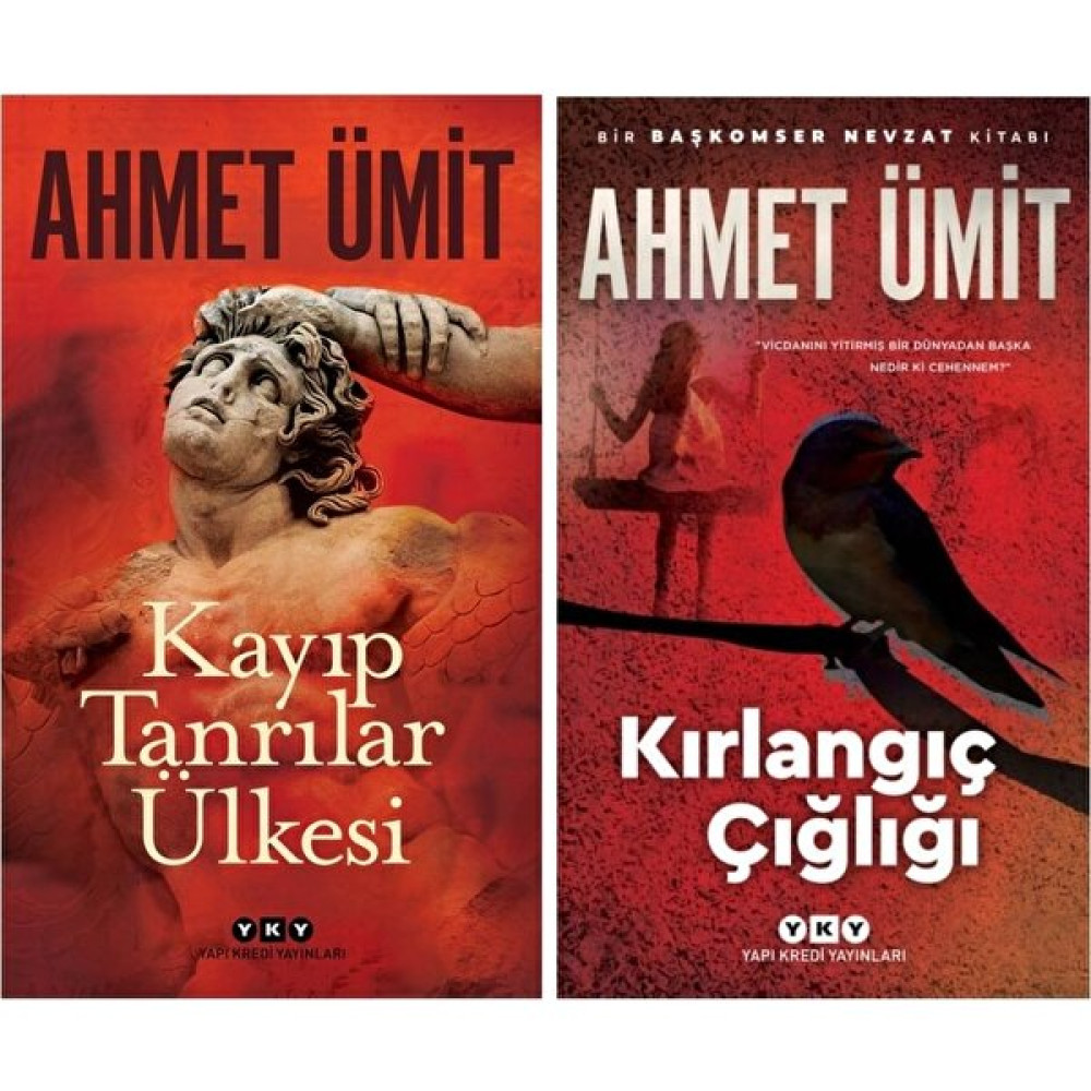 Kayıp Tanrılar Ülkesinde - Kırlangıç Çığlığı - Ahmet Ümit - 2'li Kitap Seti Polisiye Fiyatı