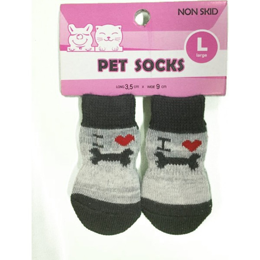Kaymaz Tabanlı Kedi/köpek Çorabı L Beden (3,5 x 9cm) - 13 cm - Siyah Evcil Hayvan Ürünleri Fiyatı
