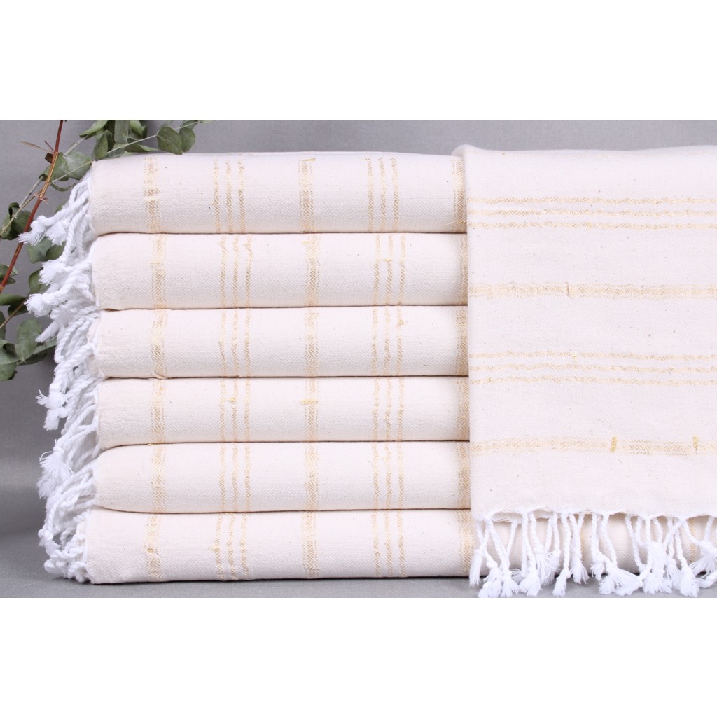 Kayra Export Altın Floşlu El Havlusu, Küçük Havlu, 55 x 90 cm Keten Peşkir, Kadınlar Için Hediye, - S - L - Gold El / Yüz Havlusu Fiyatı