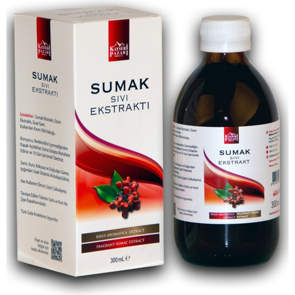 Kayseri Pazarı Sumak Sıvı Ekstraktı 300 ml Oto Boyaları Fiyatı