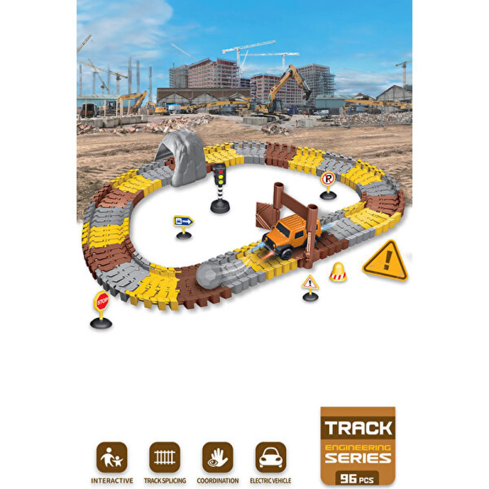 Kayyum Oyuncak 96 Parça Inşaat Temalı Hareketli Raylar Araçlı Inşaat Tracks 8050 Legolar ( Yapım Oyuncakları ) Fiyatı