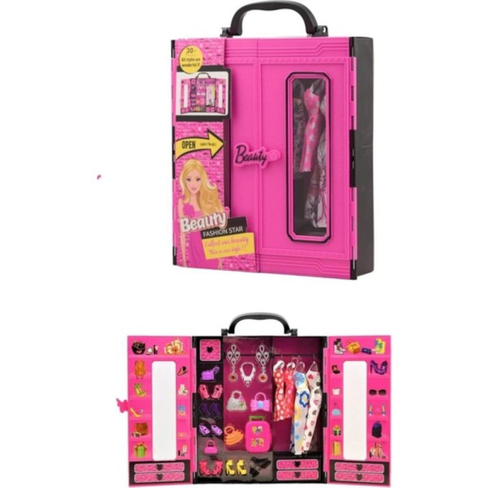 Kayyum Oyuncak Beauty Fashion Star Barbie Elbise Gardrobum Oyuncak Fiyatı