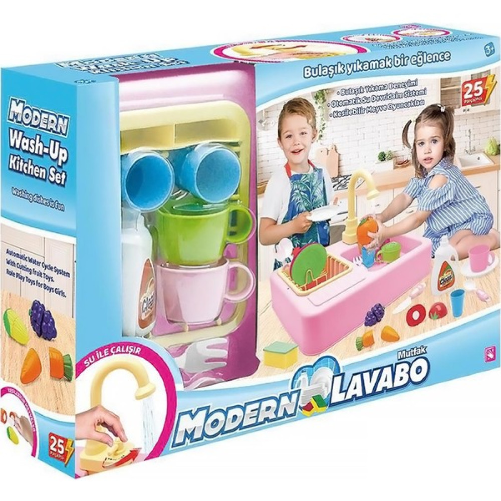Kayyum Oyuncak Modern Lavabo Oyuncak Iq Geliştirici Oyuncak Sulu Bulaşık Seti Eğitici Oyuncak Fiyatı