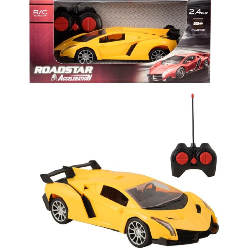 Kayyum Oyuncak Roadstar Uzaktan Kumandalı 1:16 Şarlı Spor Araba Lamborghini - Sarı Oyuncak Araç Fiyatı