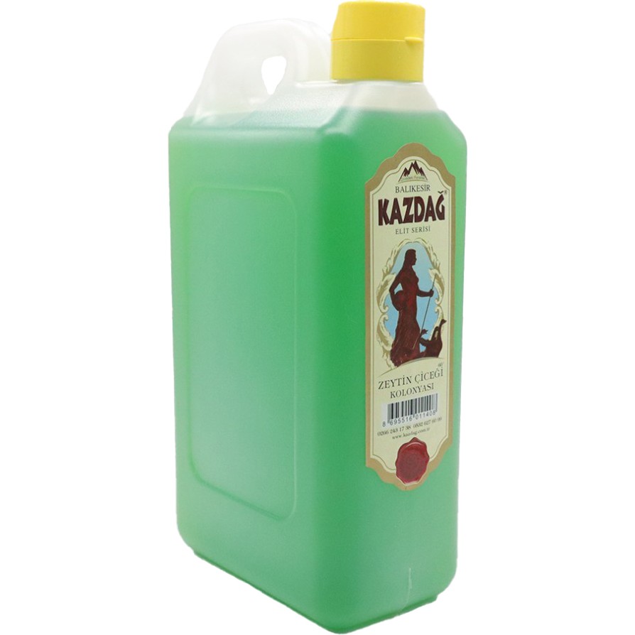 Kazdağ 60° Zeytin Çiçeği Kolonyası Litrelik - 1 lt Kolonya & Gülsuyu Fiyatı
