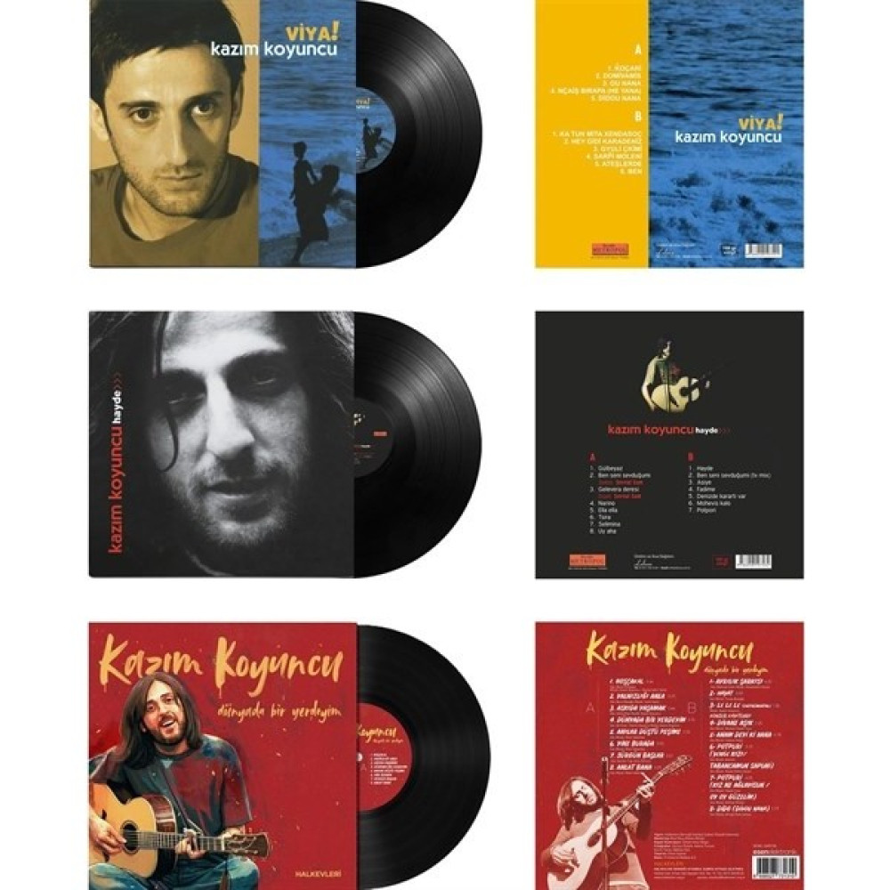 Kazım Koyuncu - Özel Set (3 Plak) Pikap & Aksesuarları Fiyatı