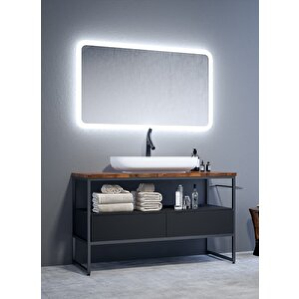 KB Banyo Nora 52120 120 Banyo Dolap Takim Mat Siyah Banyo Dolabı / Mobilyası Fiyatı