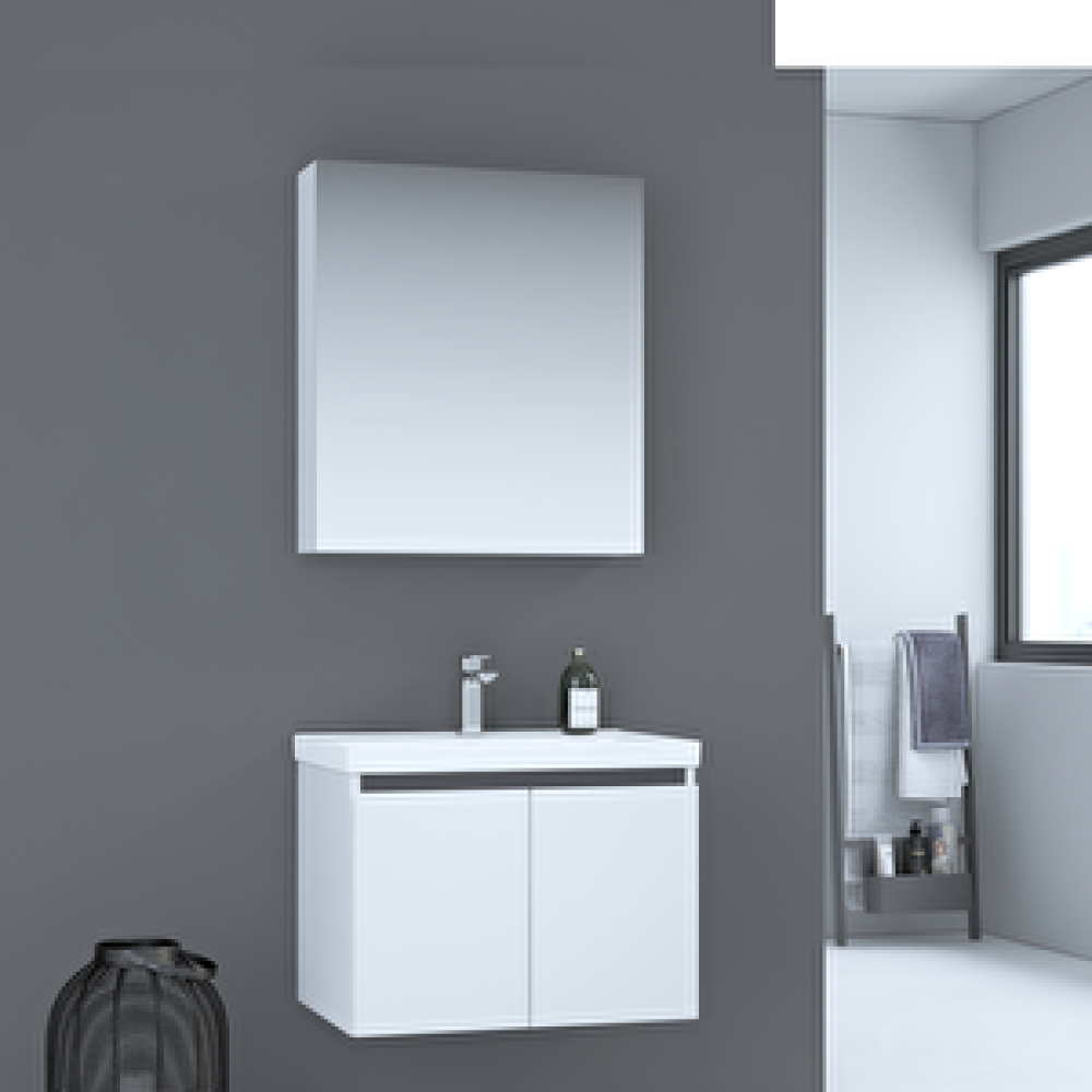 KB Banyo Selen 21065 65 Banyo Dolap Takim Beyaz/siyah Banyo Dolabı / Mobilyası Fiyatı