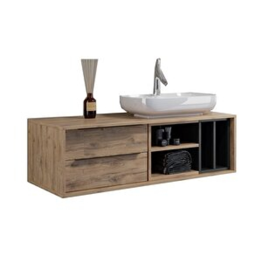 KB Banyo Tamara 13120 A 120 Alt Modul Dorado/antrasit Banyo Dolabı / Mobilyası Fiyatı