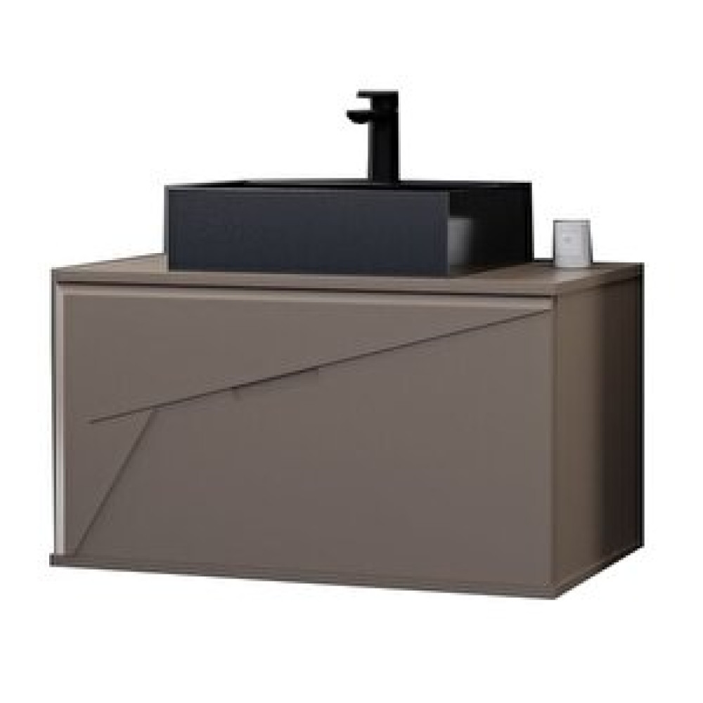 KB Banyo Yatch 79090 A 90 Alt Modul Mat Kapucino Banyo Dolabı / Mobilyası Fiyatı