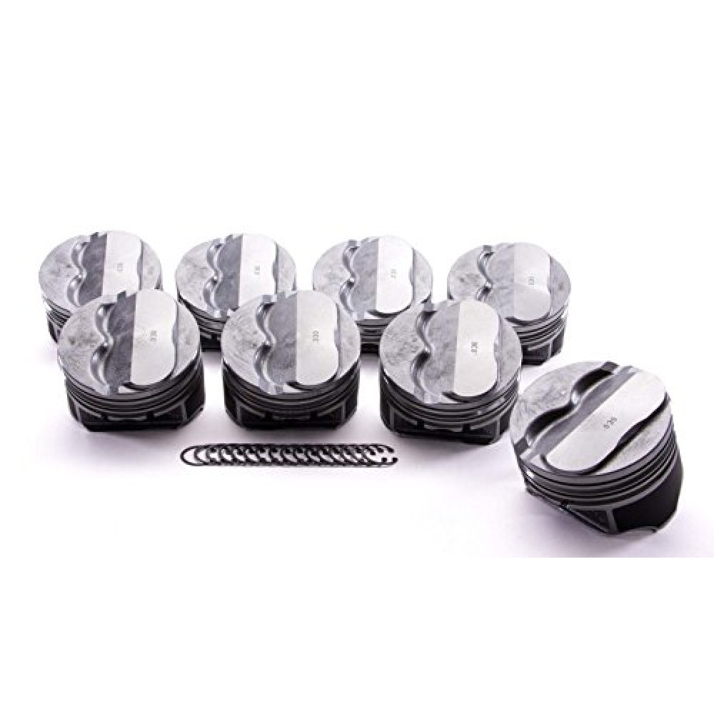 KB Performance Pistons 9904HC.030 +4cc Domed Piston Set for Small Block Chevrolet