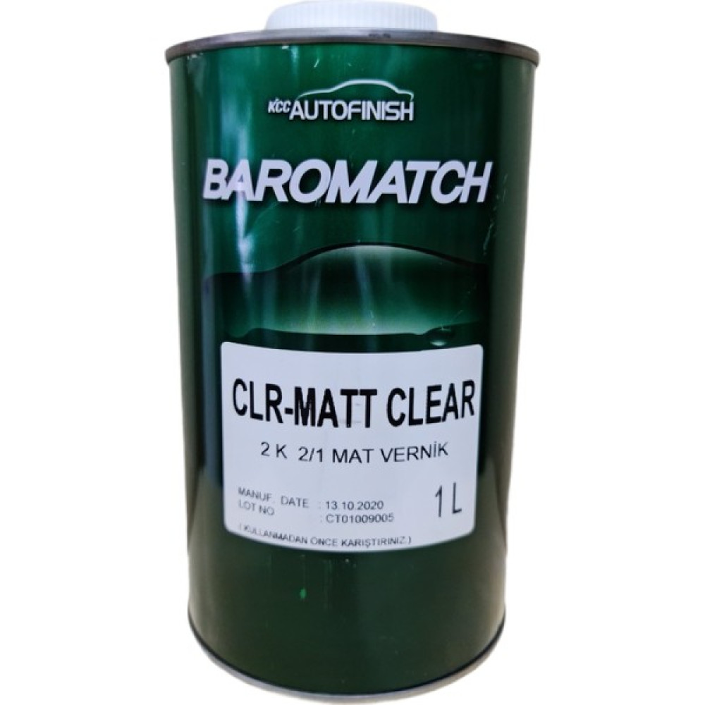 Kcc Beromatch Clr-Mat Clear (2k Mat Vernik) Oto Boyaları Fiyatı